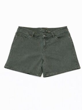 BKE Army Green Denim Shorts Size 26 Mid Rise Casual Summer